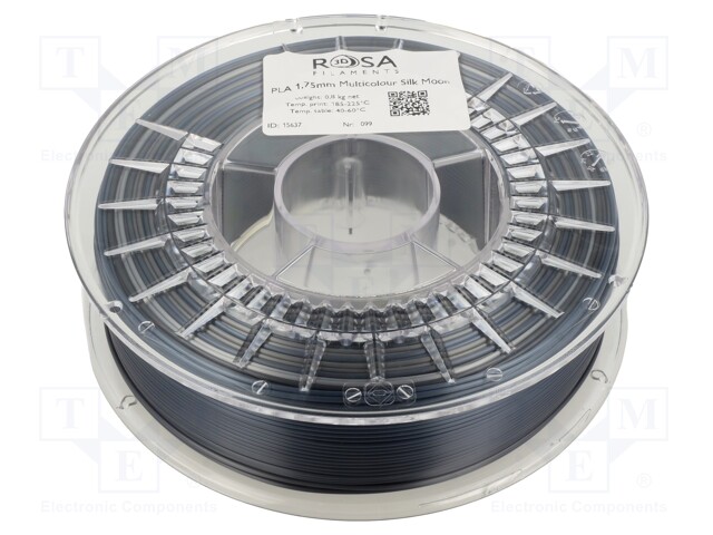 Filament: PLA Multicolour; 1.75mm; moon; 195÷225°C; 800g