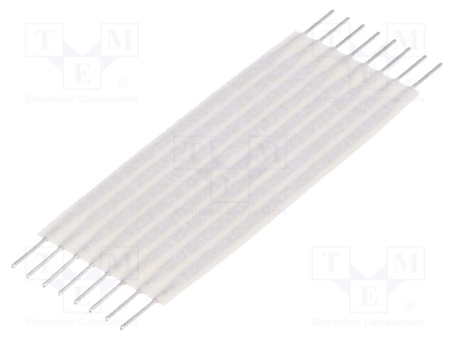 Connector: jumper cable; Cable ph: 1.27mm; L: 25.4mm; straight