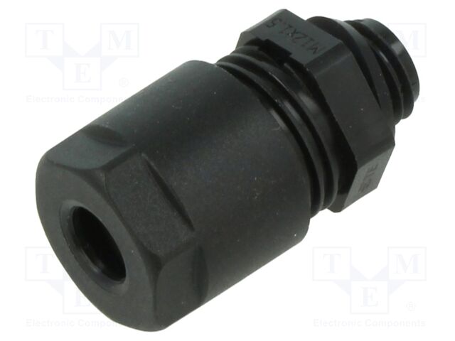 Cable gland; M12; IP66,IP68; polyamide; black