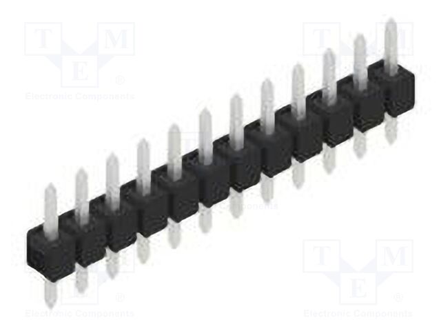 Connector: pin strips; pin header; male; PIN: 12; 2.54mm; THT; 1x12