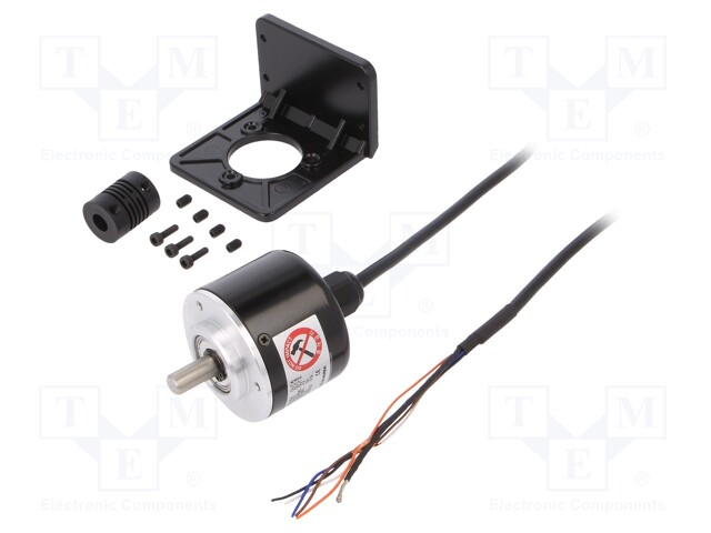 Encoder: incremental; Usup: 12÷24VDC; 500imp/revol; shaft 8mm