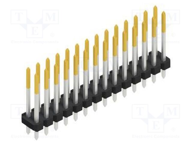 Connector: pin strips; pin header; male; PIN: 28; 2.54mm; THT; 2x14