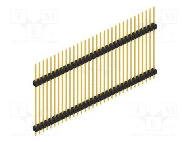 Connector: pin strips; pin header; male; PIN: 32; 2.54mm; THT; 1x32