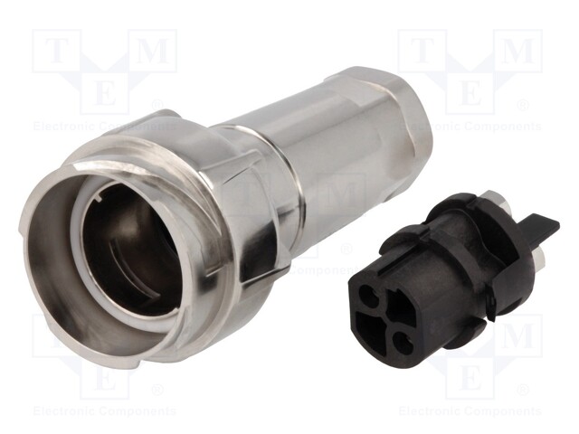 Connector: circular; plug; female; PIN: 2; Buccaneer 7000; 25A; 600V