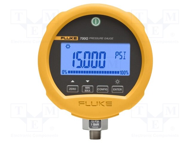 Sensor: pressure; 0÷20bar; Pressure measur.resol: 1mbar