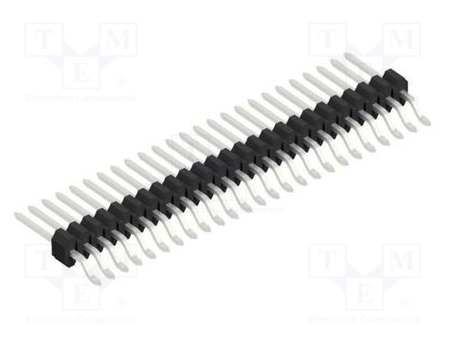 Connector: pin strips; pin header; male; PIN: 25; 1.27mm; SMT; 1x25