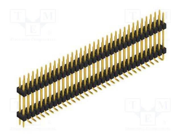 Connector: pin strips; pin header; male; PIN: 66; 2.54mm; SMT; 2x33