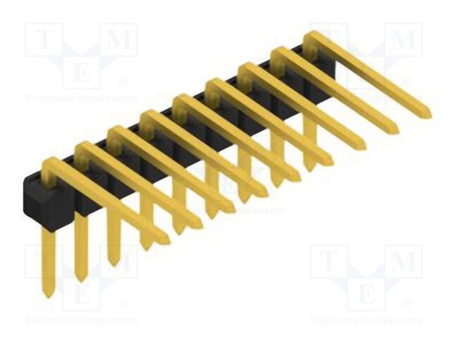 Connector: pin strips; pin header; male; PIN: 9; 2.54mm; THT; 1x9