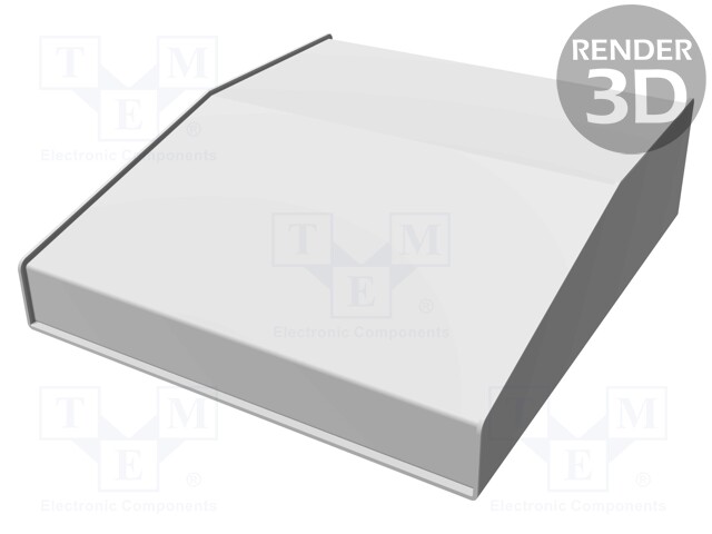 Enclosure: desktop; 1456; X: 254mm; Y: 287mm; Z: 76mm; aluminium; blue