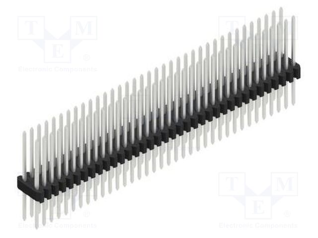 Connector: pin strips; pin header; male; PIN: 72; 1.27mm; THT; 2x36