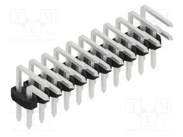 Connector: pin strips; pin header; male; PIN: 22; 2mm; THT; 2x11