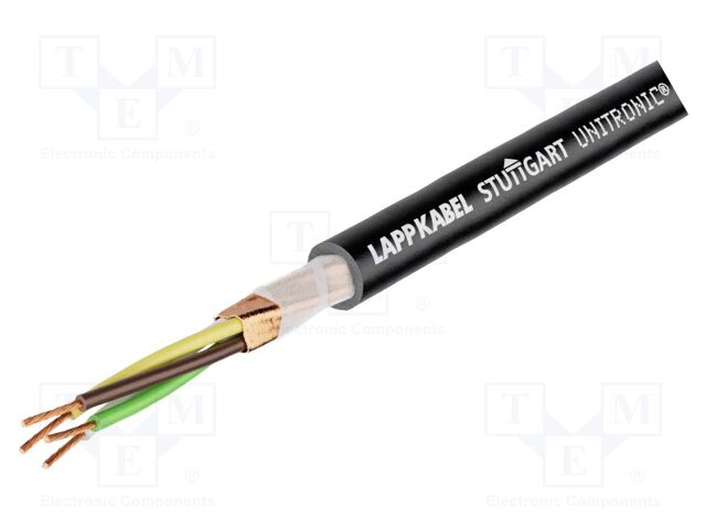 Wire; UNITRONIC® LiYD11Y; 18x0.14mm2; PUR; black; 250V