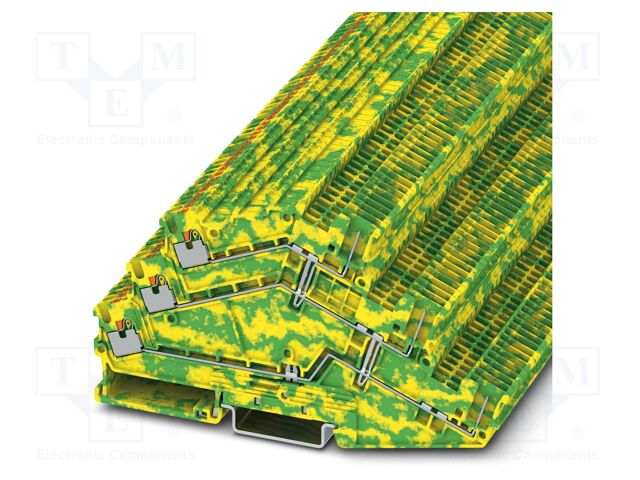 Splice terminal: rail; PTS; PA; L: 64.3mm; terminals: 6; W: 3.5mm