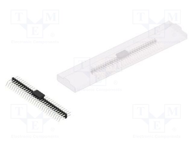 Connector: pin strips; pin header; male; PIN: 58; 2mm; SMT; 2x29