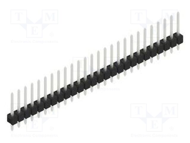 Connector: pin strips; pin header; male; PIN: 26; 2.54mm; THT; 1x26
