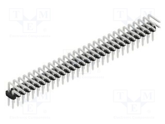 Connector: pin strips; pin header; male; PIN: 58; 2mm; THT; 2x29