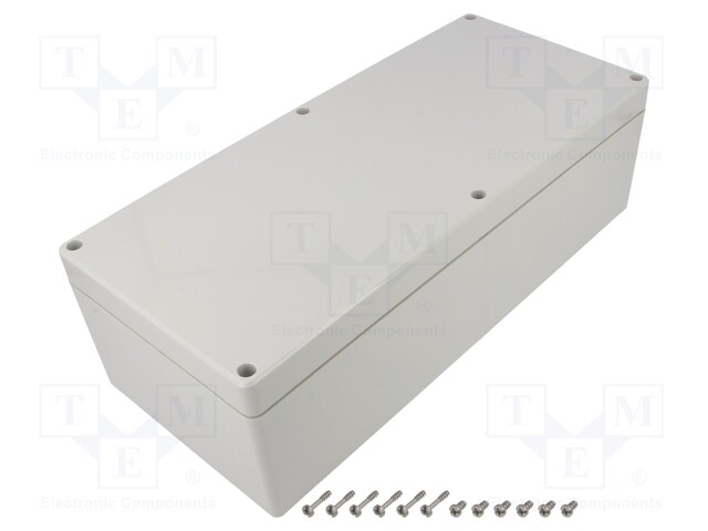 Enclosure: multipurpose; X: 150mm; Y: 340mm; Z: 101mm; EURONORD; grey