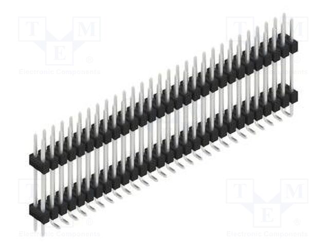Connector: pin strips; pin header; male; PIN: 58; 2.54mm; SMT; 2x29