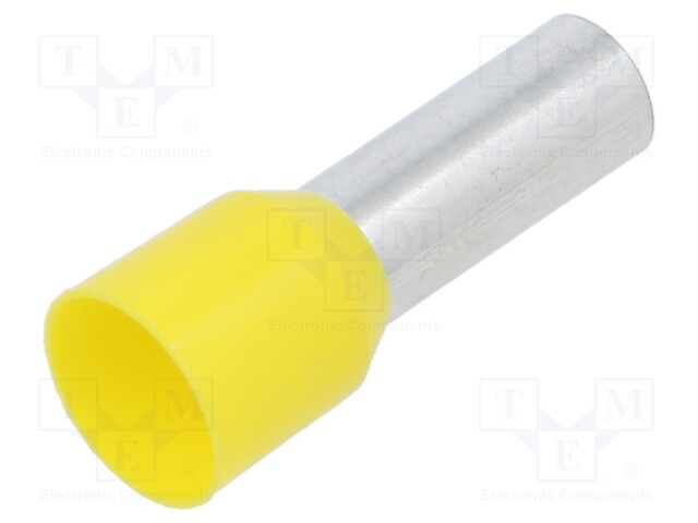 Tip: bootlace ferrule; insulated; copper; 25mm2; 18mm; tinned