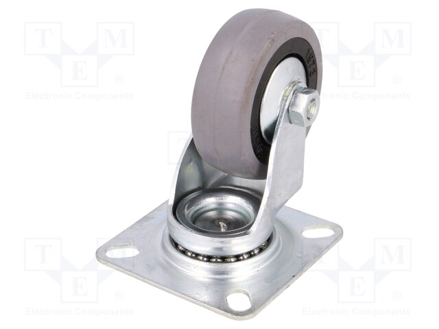 Transport wheel; Ø: 50mm; W: 20mm; H: 67mm; torsional; 350N