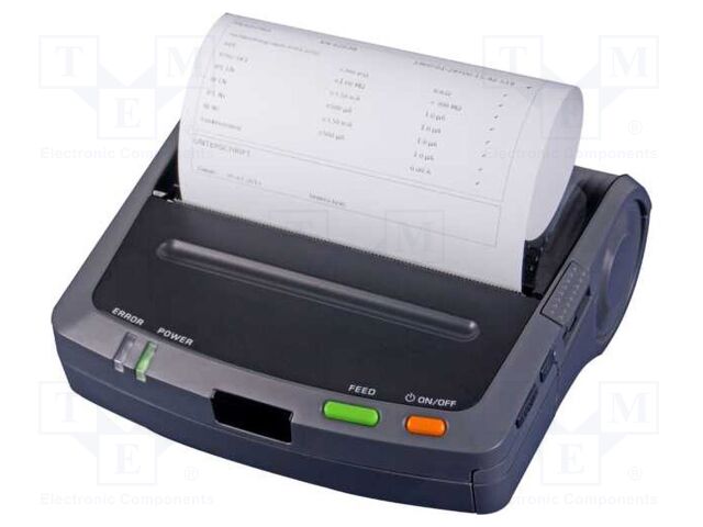 Device: label printer; Dim: 150x140x60mm; 90mm/s; thermal