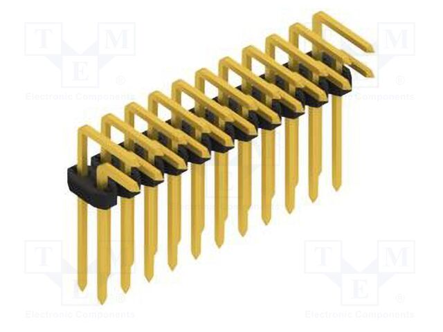 Connector: pin strips; pin header; male; PIN: 22; 2mm; THT; 2x11