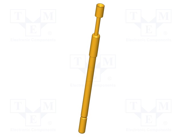 Test needle; Operational spring compression: 4mm; 8A; Ø: 2mm