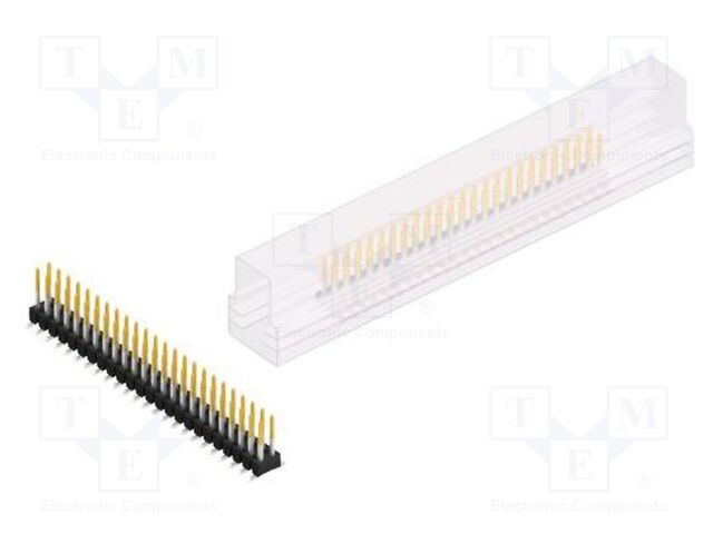 Connector: pin strips; pin header; male; PIN: 48; 2.54mm; SMT; 2x24