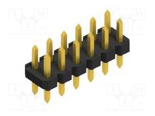 Connector: pin strips; pin header; male; PIN: 12; 2.54mm; THT; 2x6