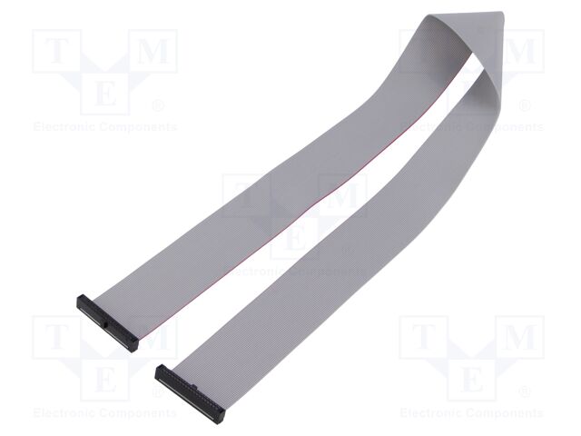 Ribbon cable with IDC connectors; Tape ph: 0.64mm; 444.5mm