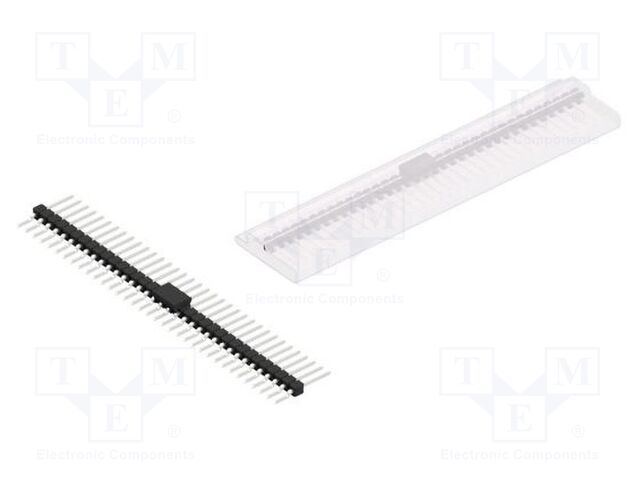 Connector: pin strips; pin header; male; PIN: 35; 2.54mm; SMT; 1x35