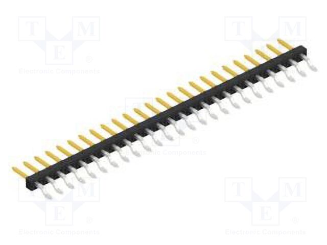 Connector: pin strips; pin header; male; PIN: 25; 2mm; SMT; 1x25