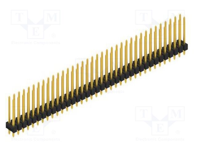 Connector: pin strips; pin header; male; PIN: 72; 2.54mm; THT; 2x36