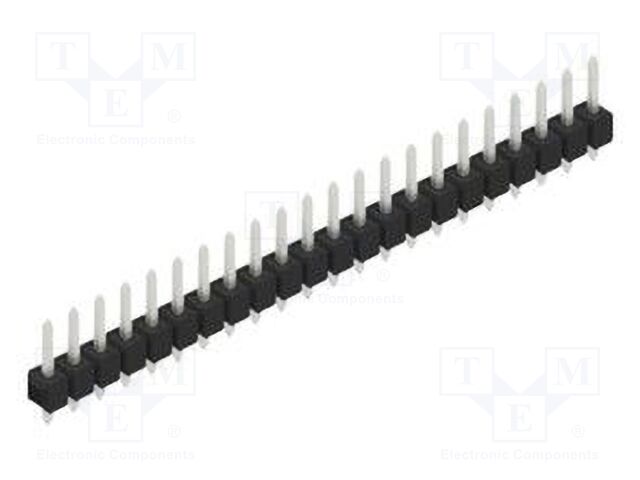 Connector: pin strips; pin header; male; PIN: 22; 2.54mm; THT; 1x22