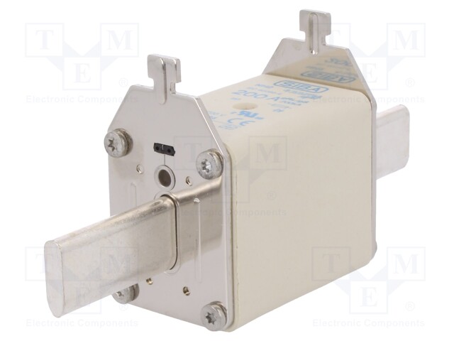 Fuse: fuse; gRL,gS; 200A; 690VAC; ceramic,industrial; NH2; URM