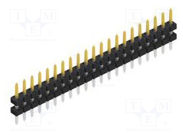 Connector: pin strips; pin header; male; PIN: 21; 2mm; THT; 1x21