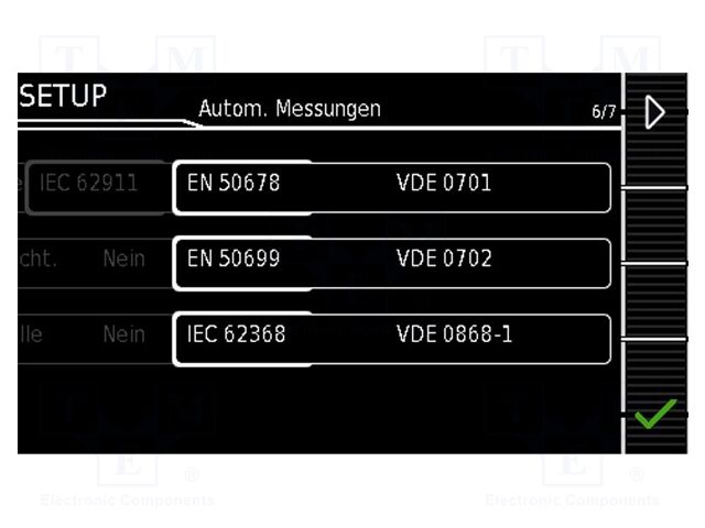 Software; update increasing the range of functions; SECUTEST