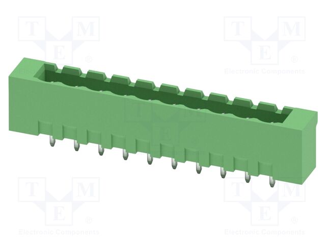 PCB headers, nominal cross section: 2.5 mm2, color: green, n