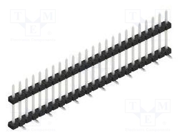 Connector: pin strips; pin header; male; PIN: 24; 2mm; SMT; 1x24
