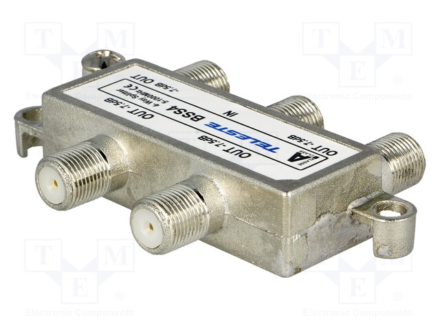 Splitter; screw; 1006MHz; Output: F female x4; Series: Basic Line
