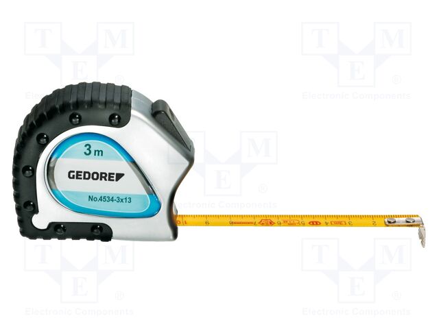 Measuring tape; L: 3m; metric; measure