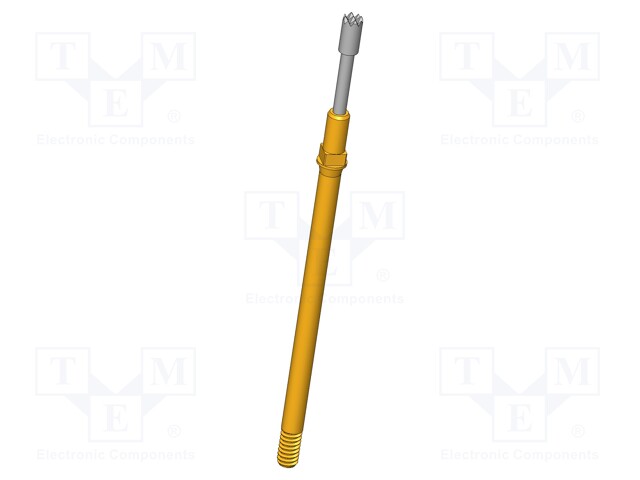Test needle; Operational spring compression: 4mm; 8A; Ø: 1.5mm
