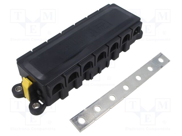 Fuse holder; 600A; Leads: solder lugs M8; -40÷105°C; 32V