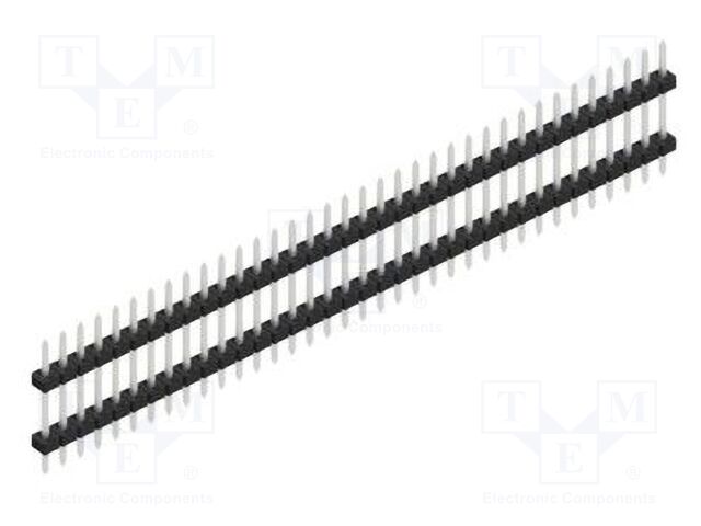 Connector: pin strips; pin header; male; PIN: 36; 2mm; THT; 1x36