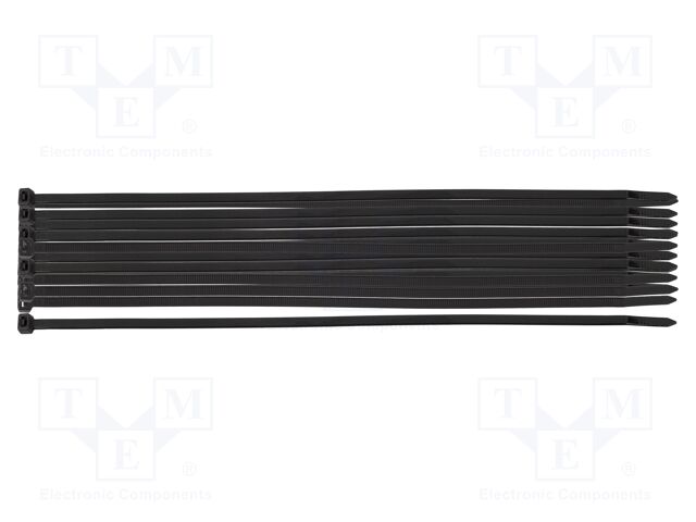 Cable tie; L: 150mm; W: 3.6mm; black; 20pcs; EXTREME