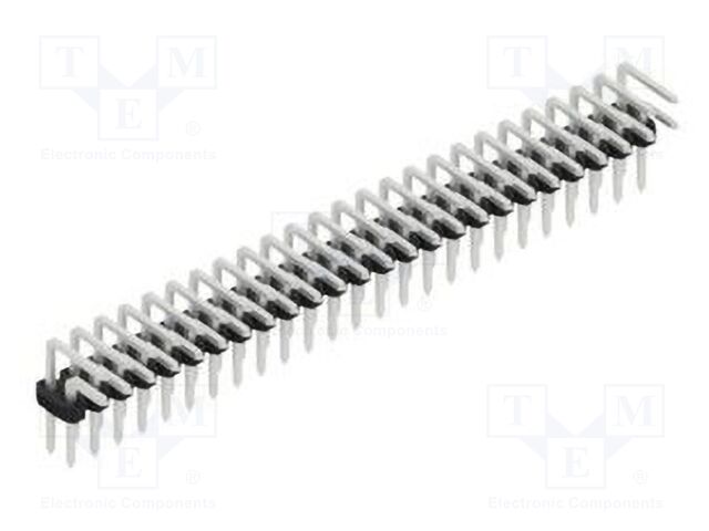 Connector: pin strips; pin header; male; PIN: 50; 2mm; THT; 2x25
