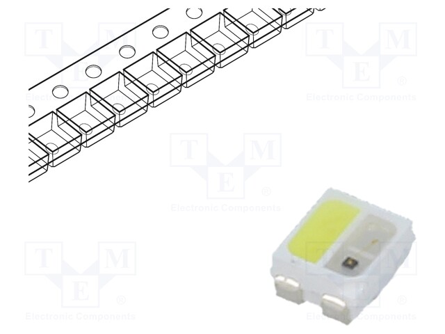 IR transmitter; 3528,PLCC4; transparent,yellow; 10÷20mW; 120°
