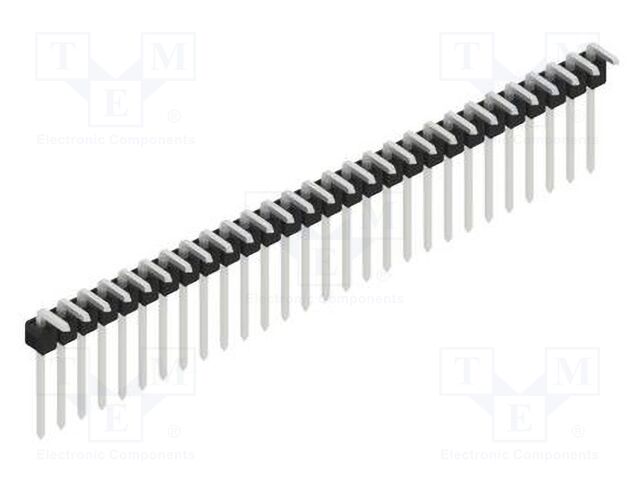 Connector: pin strips; pin header; male; PIN: 28; 2.54mm; THT; 1x28