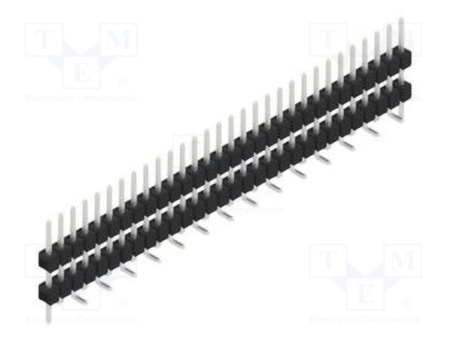 Connector: pin strips; pin header; male; PIN: 30; 2.54mm; SMT; 1x30