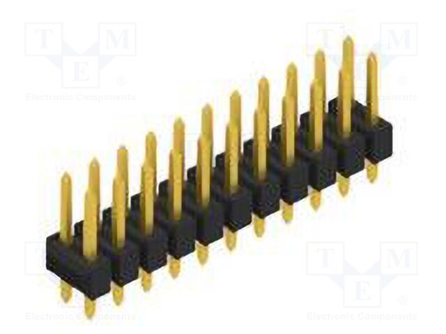Connector: pin strips; pin header; male; PIN: 22; 2.54mm; THT; 2x11